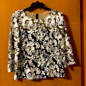 Alex Evening black and white top